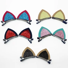 2 шт., заколки для ушей, головные уборы, детские заколки для волос, милые животные, заколка для ушей, парикмахерские аксессуары, заколки для волос для девочек