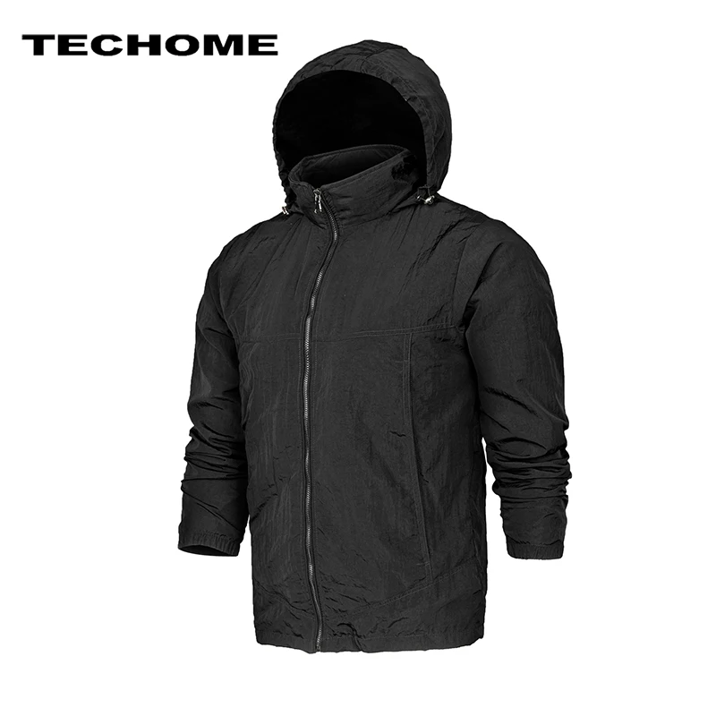 New Arrival Spring Autumn Men Jacket Solid Windproof Waterproof Coats