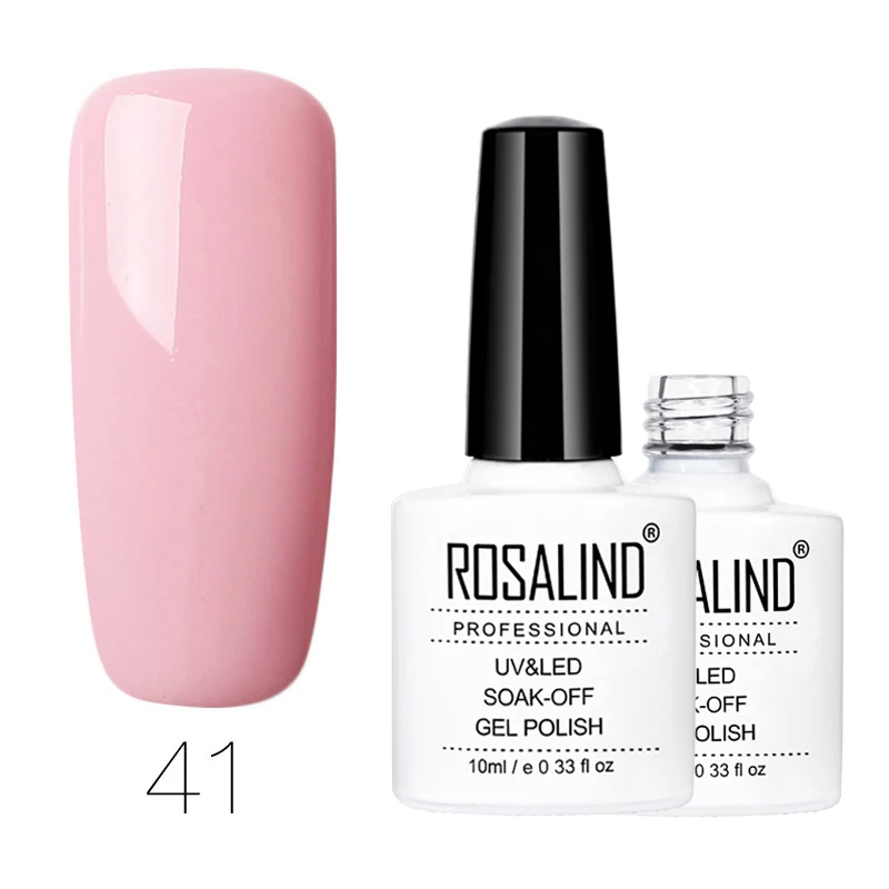 ROSALIND Гель-лак 1 шт. УФ-лак для ногтей Nagellak полуперманентный впитывающий Гель-лак для маникюра Гибридный Гвоздь Грунтовка Гель-лак для ногтей - Цвет: 41