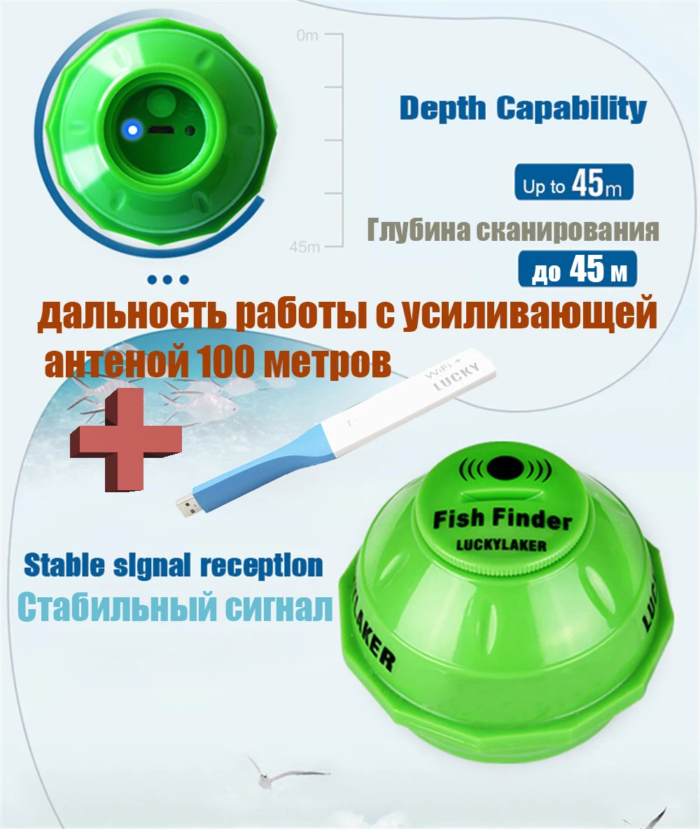 “ Sonar sem Fio Plugue da ue Flgt-ff916 Fish