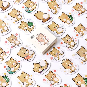 

45PCS/PACK Kawaii Cute Shiba Inu Dog Sticker Marker Planner Diary Decorate School Stickers Scrapbooking Bullet Journal sl1924