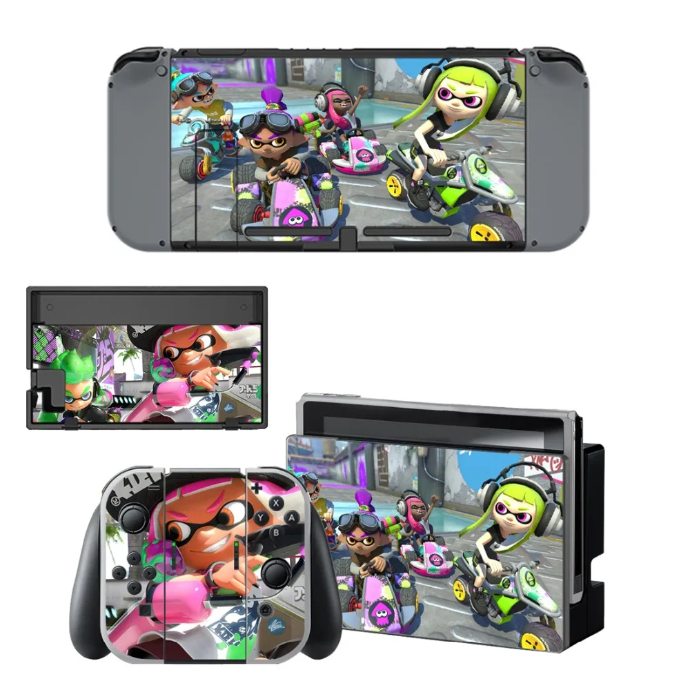 Игра Splatoon 2 наклейки для кожи vinilo для Nintendo doswitch наклейки s скины для Nintendo Switch NS консоли и джойстики Joy-Con