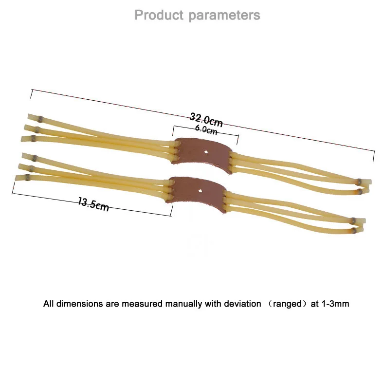 10 шт. открытый четыре полосы/шесть полос 3050 Elastica банджи Резиновая лента для рогатки Охота катапульта Замена