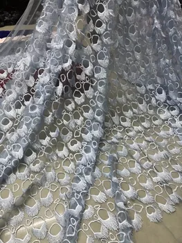 

Latest African Laces 2018 flower Lace Fabric Nigerian French Lace Fabrics High Quality French Tulle Lace Fabric