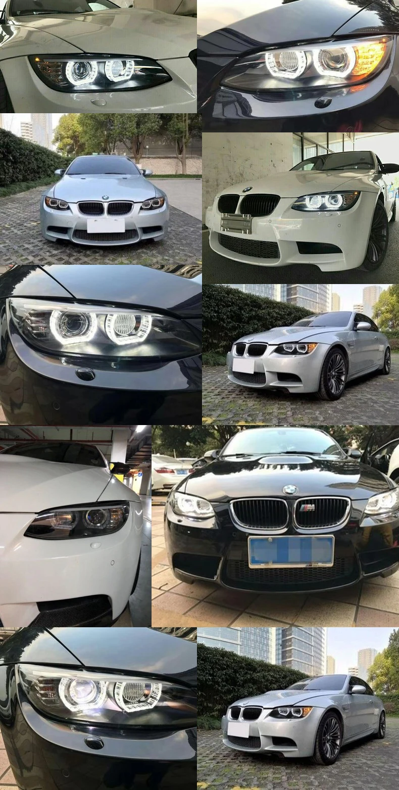 Для 2006-2012 года для BMW M3 E92 E93 335i 330i светодиодный фары передние лампы с дневными ходовыми огнями