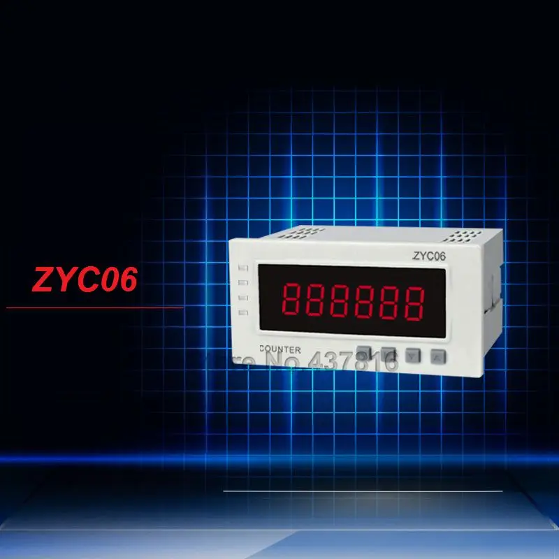 6 digit LCD Digital Display Counters Electronic Cumulative Counter