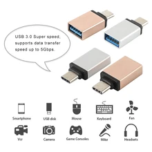 Универсальный USB-C type C штекер Micro USB 3,0 Женский OTG адаптер синхронизации данных конвертер для телефона Macbook samsung S9 One plus USBC