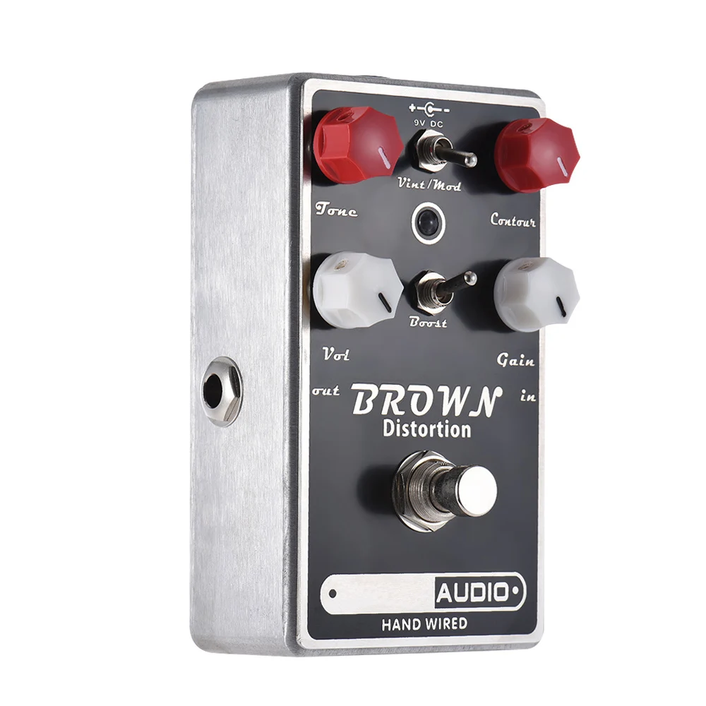 SOACH Mini Distortion Guitar Effect Pedal True Bypass Zinc aluminium