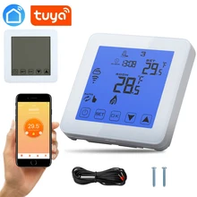 Samrttuya Alexa echo Wifi энергосберегающий термостат программируемый сенсорный экран регулятор температуры Электрический и водонагрев