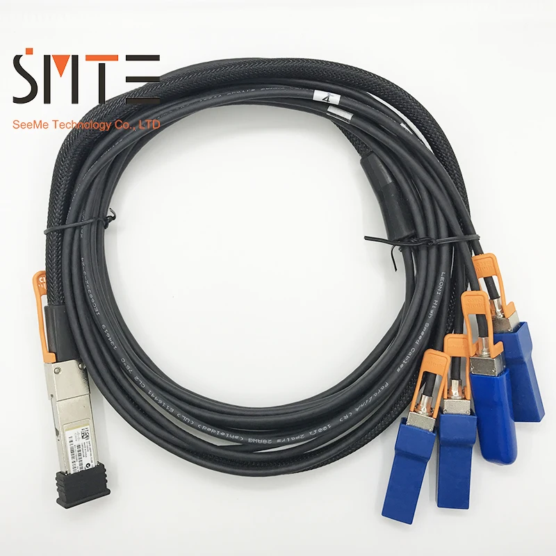 

QSFP+ 40G DAC QSFP-4SFP10G-CU3M 02310MUL 3 meters 1 QSFP TO 4 SFP