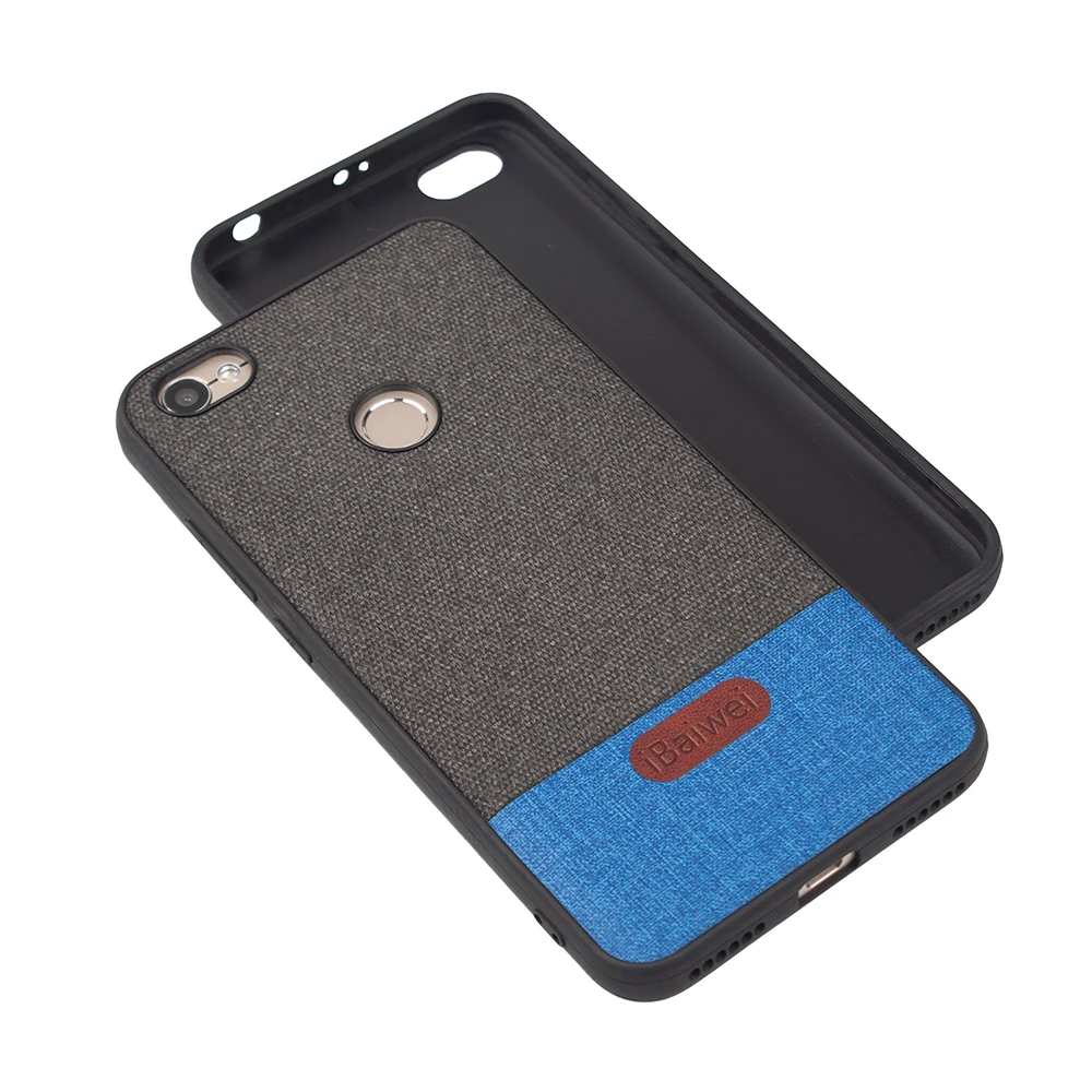 Luxury Cloth Texture Case For Xiaomi Redmi note 5A Pro Back Cover Fabric Silicone TPU Double Color note5A Holder Coque |