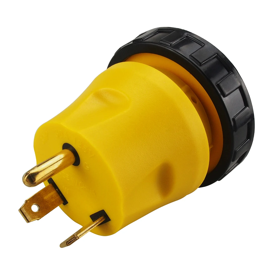 JORINDO [TT-30P для L5-30R] Plugrand Генератор адаптер RV 30Amp TT-30P для L5-30R 30Amp 3-контактный адаптер для блокировки - Цвет: Черный