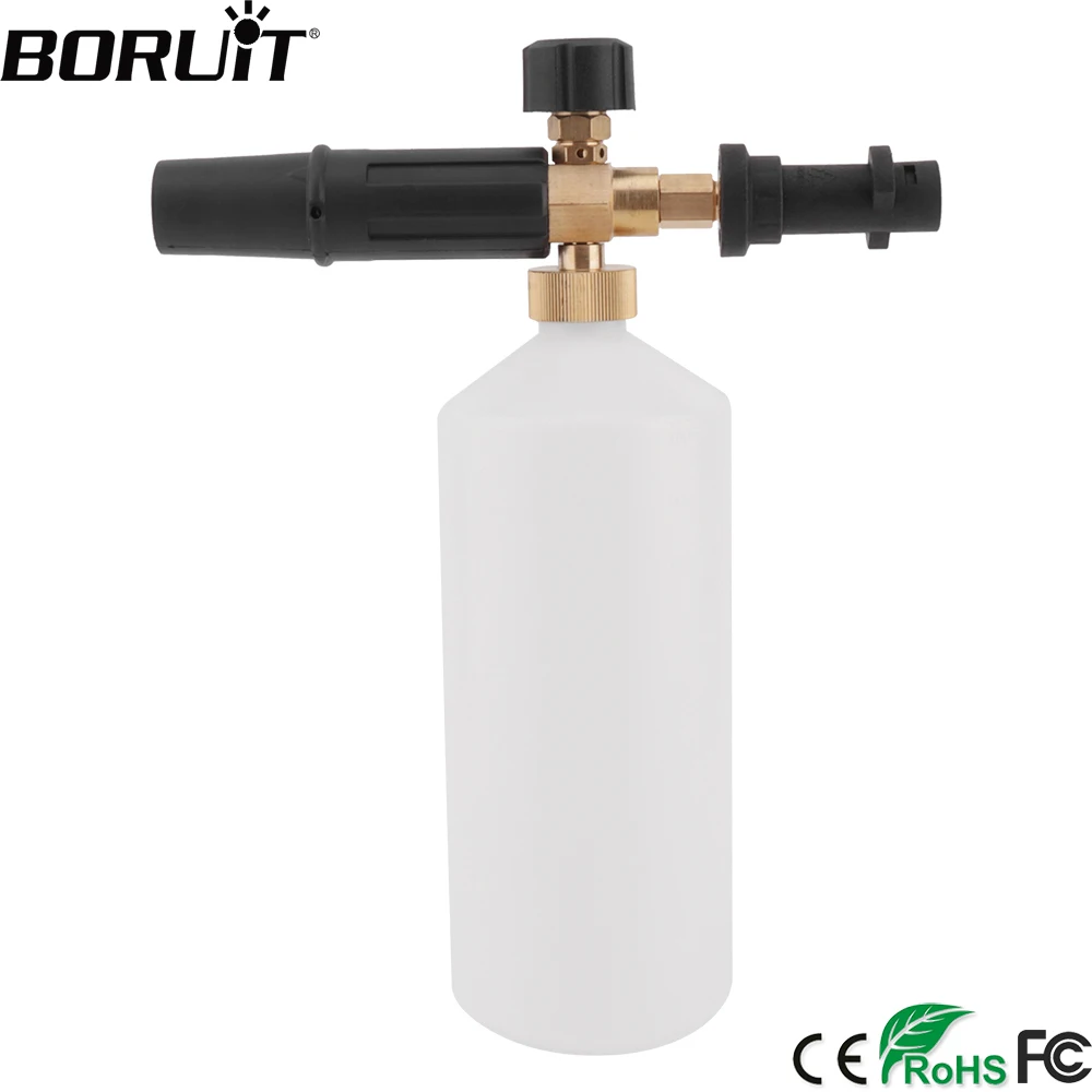 BORUiT Car Wash Foam Gun High Pressure Washer Foamer Generator Water Sprayer Gun Car Styling