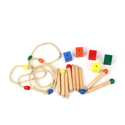 Монтессори игрушки цвет соответствия игры деревянные игрушки Montessori материалы рука глаз координации учебные материалы ME1164H