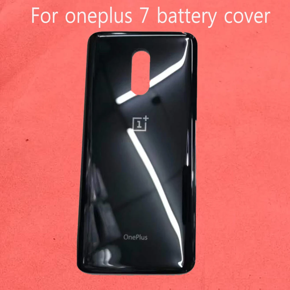 Для Oneplus 7 pro, стеклянная крышка для батареи, задняя крышка для смартфона, запасная часть для one plus 7 1+ 7 pro - Цвет: for oneplus 7
