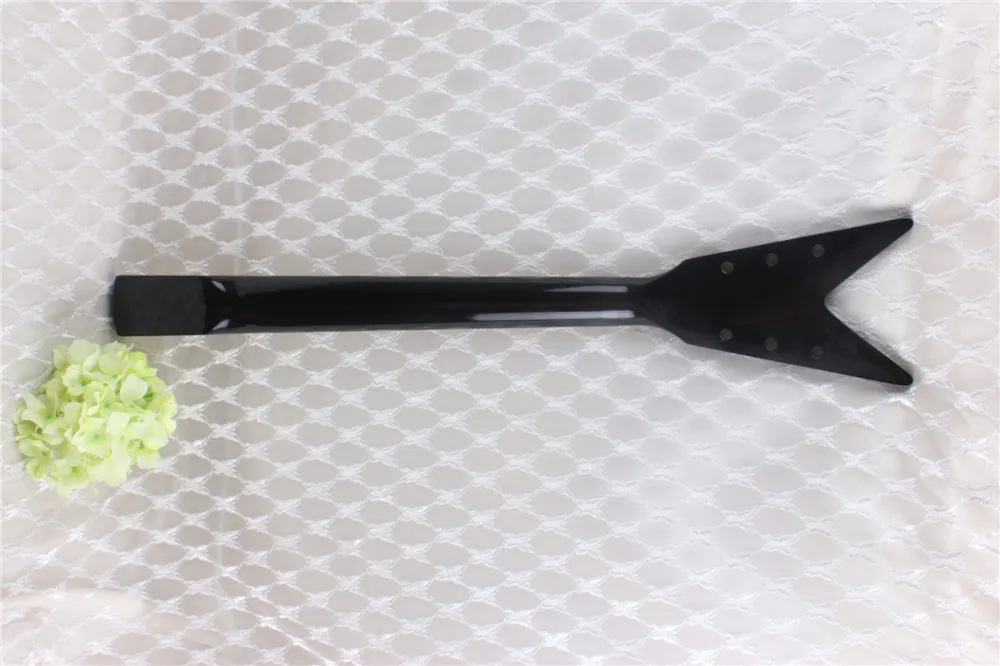 

7357#New one black 24 25.5 inch fret One Good Unfinished electric guitar neck mahogany made and rosewood fingerboard