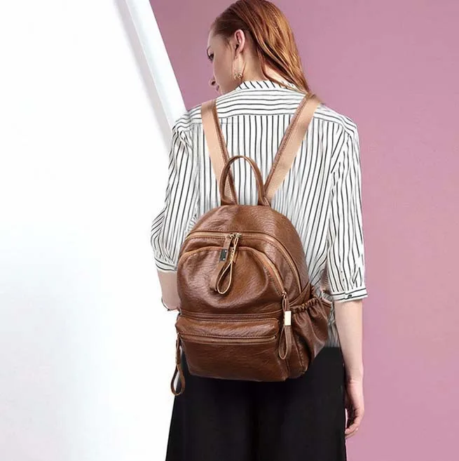 

FMBZ hot sales women's backpack 2018 new fashion casual backpack large capacity mom bag travel woman backpack free shipping