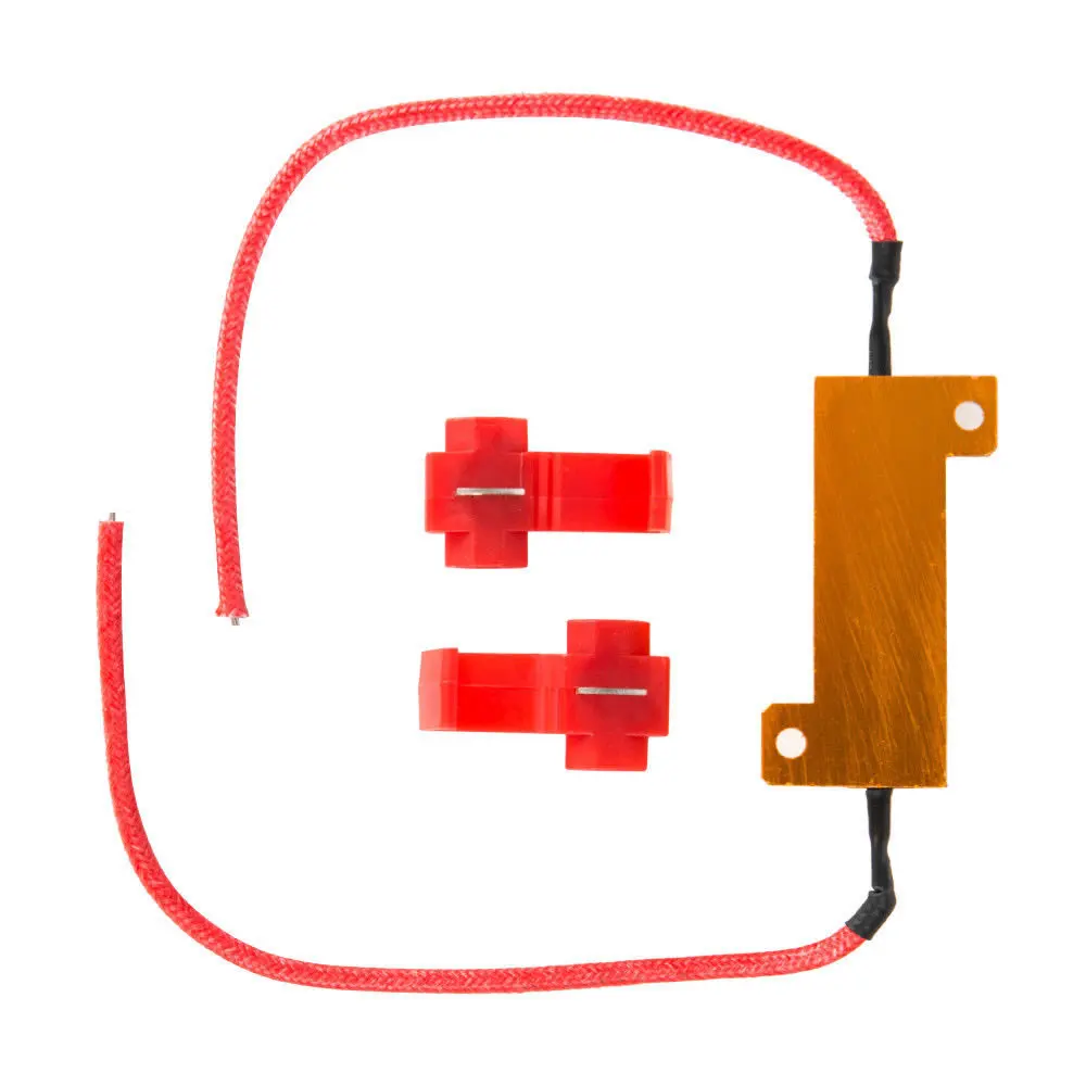 2 шт./компл. 50 Вт 6 Ом Автомобильный светодиодный DRL светодиодный фонарь стоп-сигнал поворота Singal нагрузочный резистор для фиксации светодиодный лампочка ошибка мигает мигалка быстро Hyper флэш-памяти
