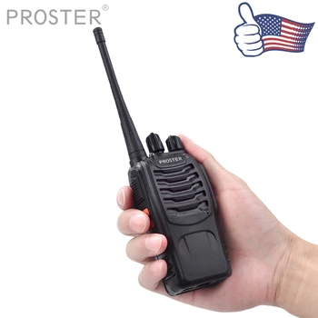 

(Send from US)Proster 1 pcs Walkie Talkie for UHF 400-470MHZ 5W 16CH 2-Way Radio for BF-888S Two way radio Portable Walkie