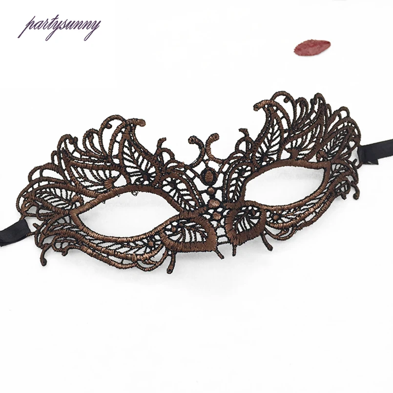 PF Ball Mask Fancy Costume Lace Masks for Halloween Party Women Ladies