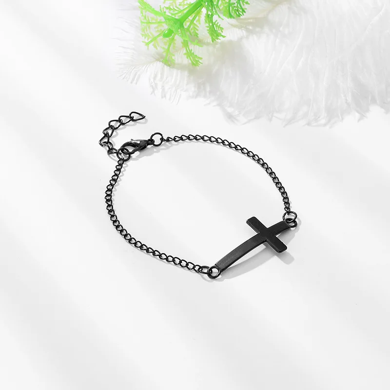 Браслет дружбы фенечки для пар braclet цепь Ссылка Шарм Крест браслет женский femme