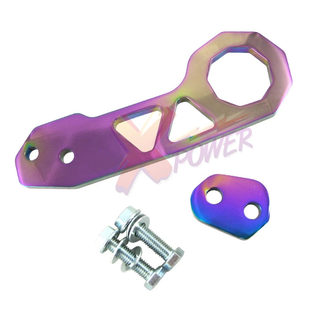 Xpower-neo كروم العالمي الخام cnc الألومنيوم سباق هوك jdm الخلفي بأكسيد مع شعار Xpower-neo كروم العالمي الخام cnc الألومنيوم سباق هوك jdm الخلفي بأكسيد مع شعار