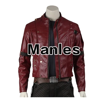 

Guardians of The Galaxy Star-Lord Cosplay Costume Star-Lord Jacket Leather Peter Quill Adult Men Jacket Only Halloween Costume