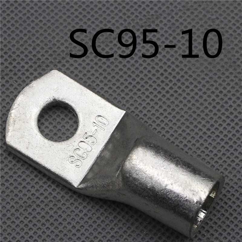 Copper Tube Lug Terminals 15mm Stud Hole Pack of 10 95mm² Lug Copper Tube Lug Terminals 15mm Stud Hole Pack of 10 95mm² Lug