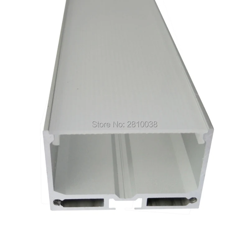 5 X1M Sets/Lot Square type Anodized aluprofil u and Extruded alu profil led for wall or pendant strip lights