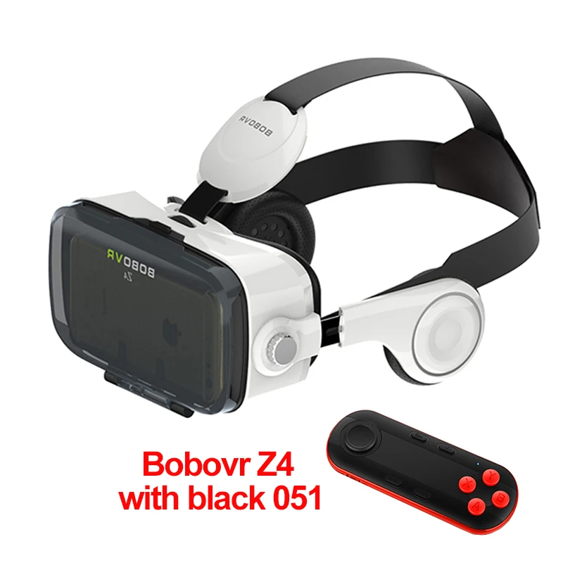 Bobovr Z4 Google VR Carboard Гарнитура 3D очки виртуальной реальности очки Gerceklik VR для смартфона шлем гарнитура объектив - Цвет: 051 black gamepad