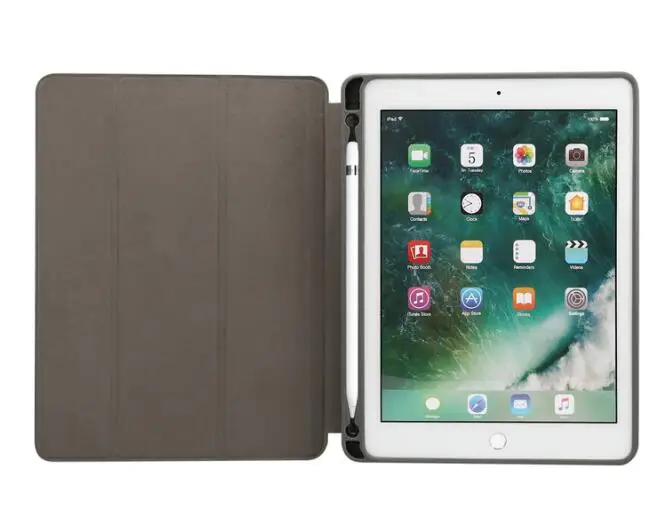 Чехол для нового iPad 9 7 2017 2018 ipad 5 6 Air 2 Pro 11 чехол с ручкой solt Tri fold marble smart cover