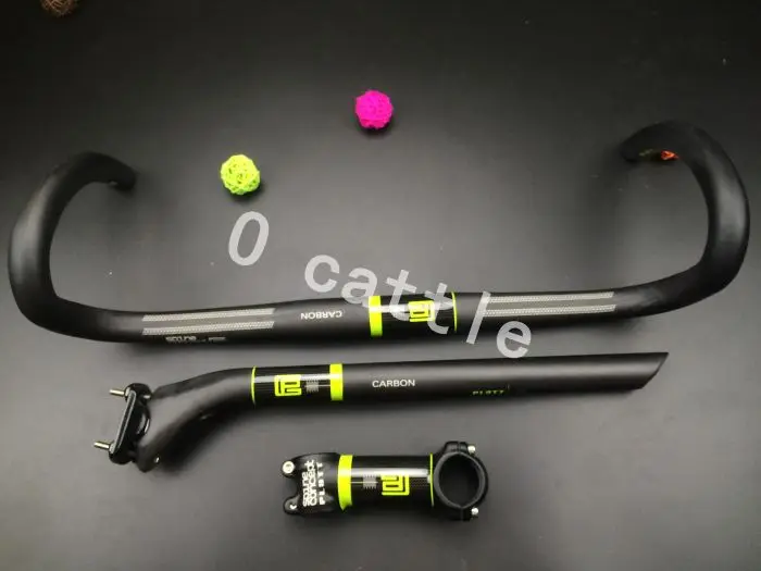 

2017 PLATT-P Carbon Fiber Handlebar V Lo Lo V Road SL 70 Carbon Aero Handlebar 400/420 / 440mm