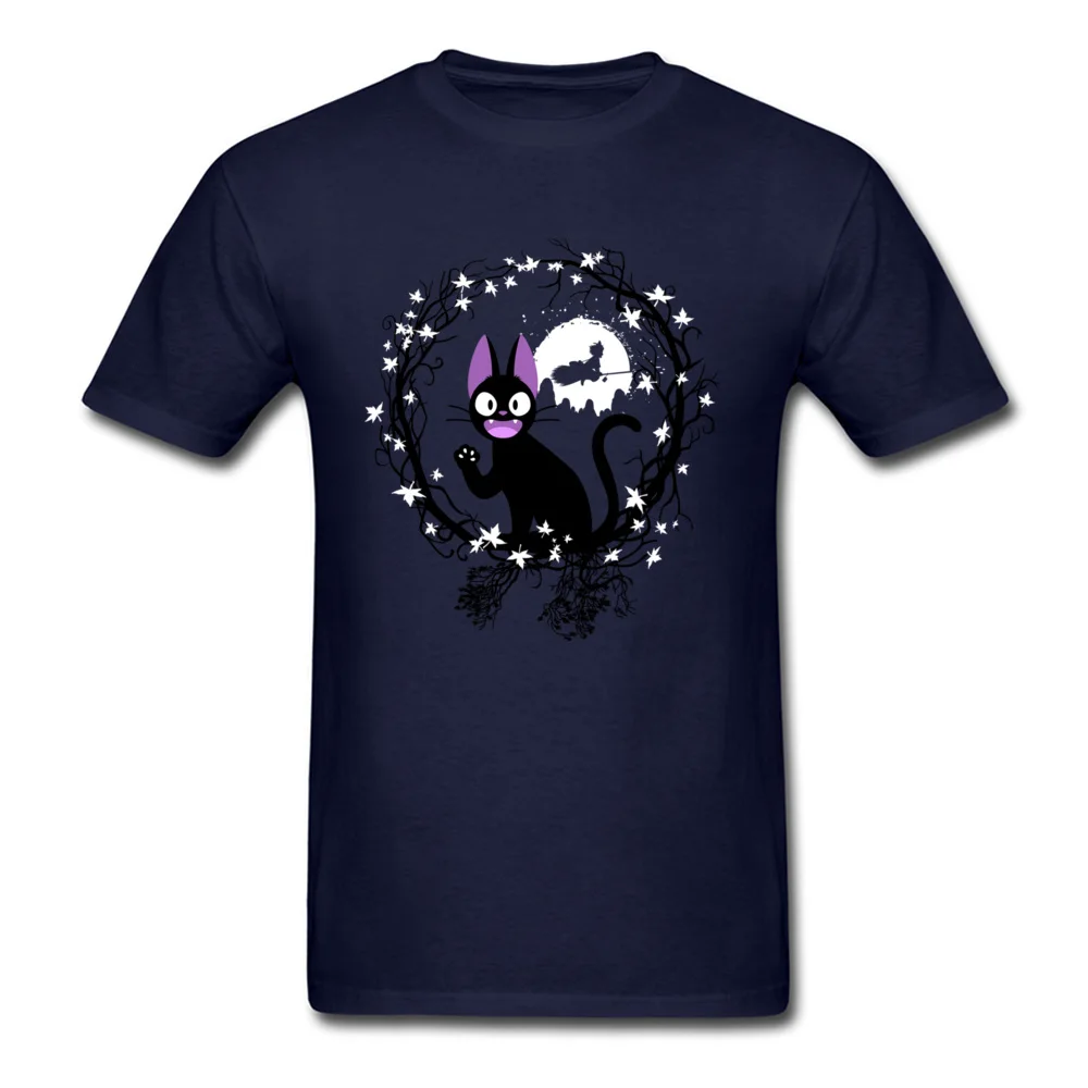 cat circle 6275 Casual T Shirts for Men 100% Cotton Fabric Father Day Tops Shirt Printed Tee Shirts Short Sleeve Brand O-Neck cat circle 6275 navy