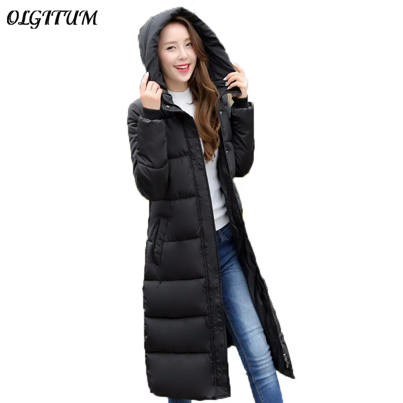 Winter Cotton Padded Jacket Women Slim Thick Stars Print