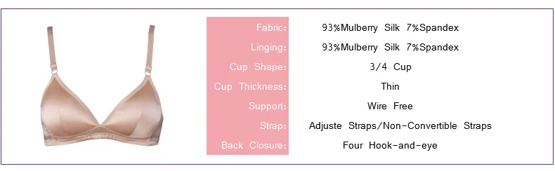 Женские бюстгальтеры, беспроводной бесшовный бюстгальтер, натуральный шелк, на каждый день, три четверти, нижнее белье, deporte sujetador reggiseno