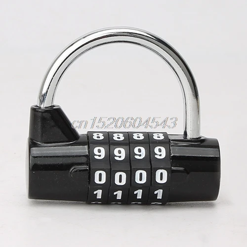 

4 Digit Combination Lock Combination Practical Travel Bag Luggage Suitcase Security Lock Padlock R02 Drop ship