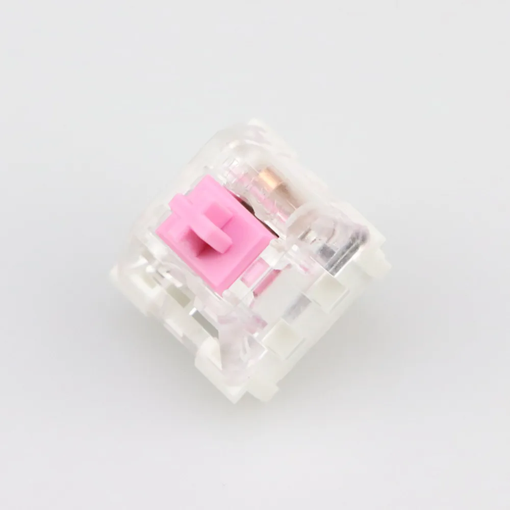 Крутой джазовый переключатель скорости kailh RGB SMD Золотой Серебряный медный Бронзовый розовый MX RGB Swithes для механической игровой клавиатуры с подсветкой - Цвет: Kailh Pink