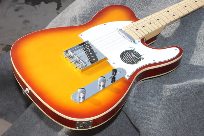 

New Arrive Hot Sale Wholesale Custom Shop Cherry Sunburst TL Electric Guitar China Guitar Factory Free Shipping