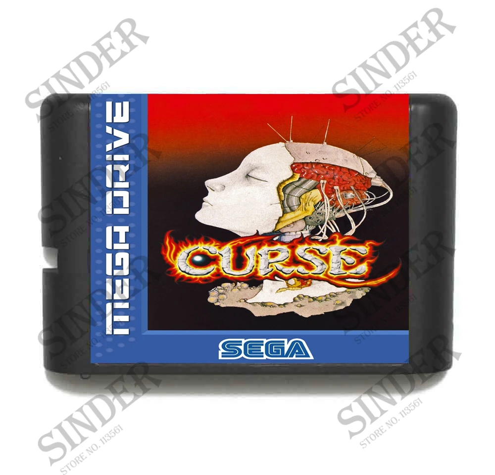

Curse 16 bit MD Game Card For Sega Mega Drive For Genesis