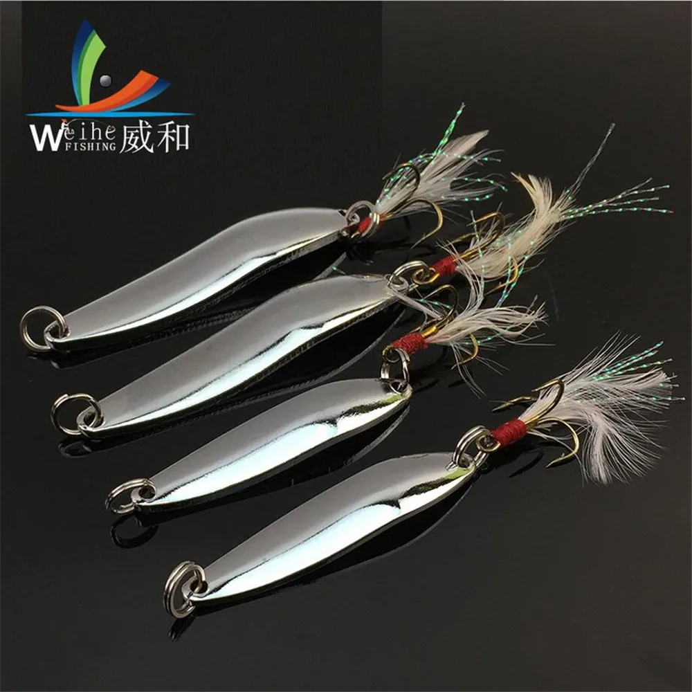 

Weihe Fishing 1 Pcs Metal Willow Sequined iron Sheet 5g 7g 10g 13g 18g 21g Fishing Lure Sea Bait Tool Swinger Tuning Fishing
