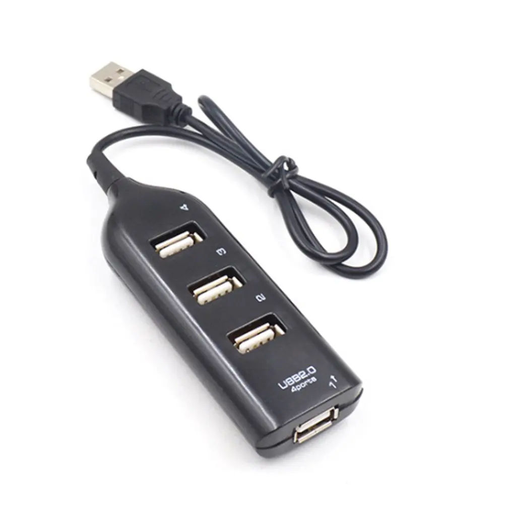 Usb 2,0 high speed 4 порты Splitter usb-концентратор, адаптер для портативных ПК компьютер приемник периферийные устройства интимные аксессуары