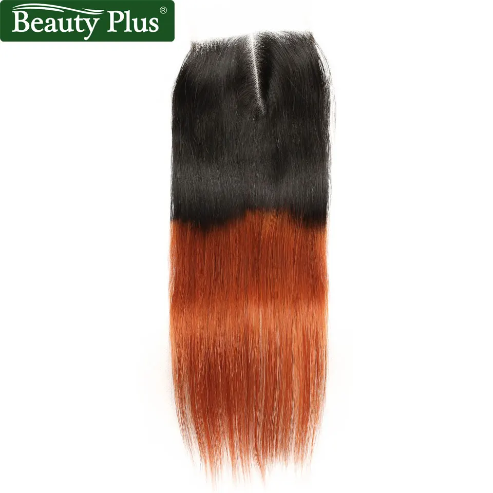 sexay ombre orange hair bundles with closure (12)