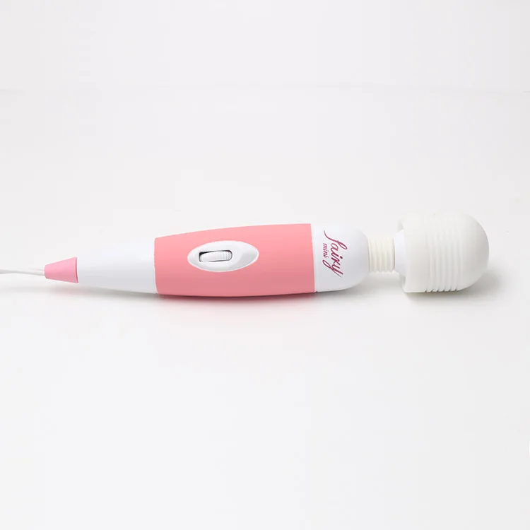 4.3cm dia cap strong vibration magic wand stick massager Fairy AV vibrator Clitoris Stimulator Sex Toys For Woman