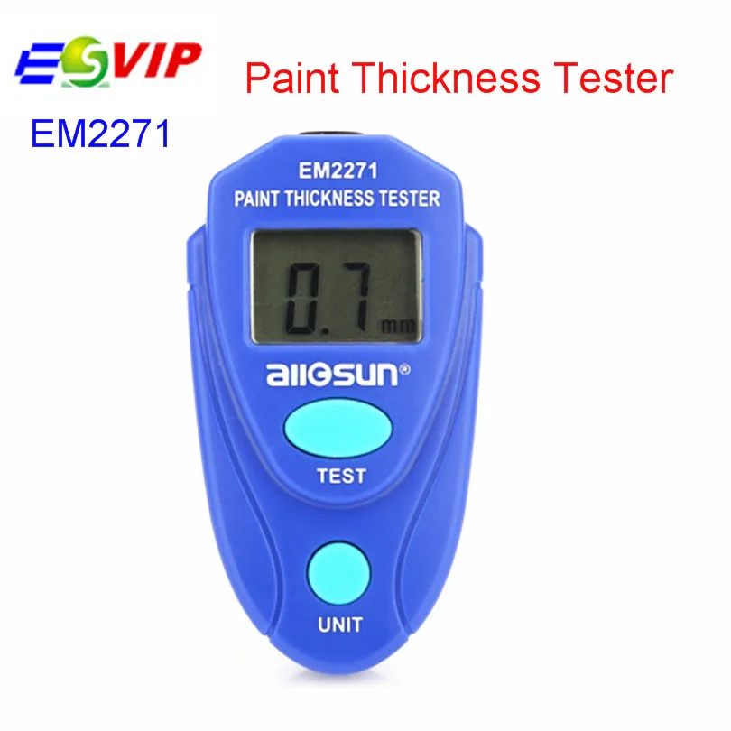 5pcs/ Best price EM2271 Digital LCD Coating Thickness Gauge Car