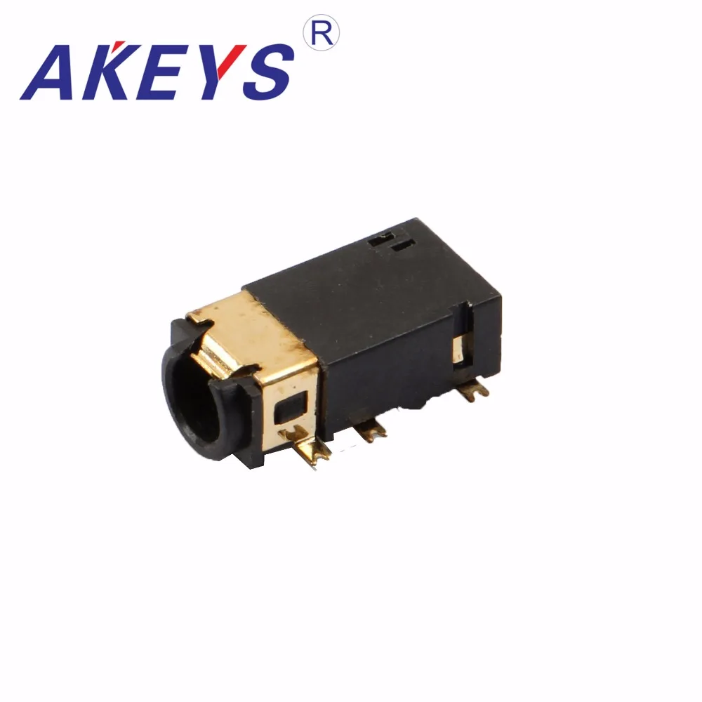 3.5mm earphone jack 5 pin paster PJ-3326B electric jack for micro usb frequency jack switch