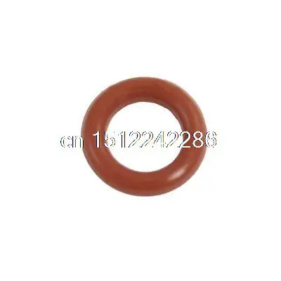 

50 Pcs Red Silicone O Ring Seal Washers 10mm x 6mm x 2mm