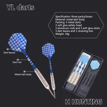 18 г жесткий дартс Нержавеющая сталь стрела для Дартса Профессиональный Дартс безопасность игры для игры в дартс 3 шт./компл
