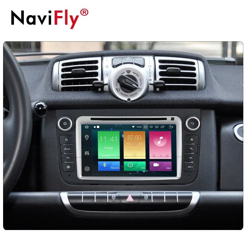 

2 din PX5 Android 8.0 car radio dvd multimedia gps navigation for Mercedes/Benz Smart Fortwo 2011 2012 2013 2014 4GB+32GB WIFI