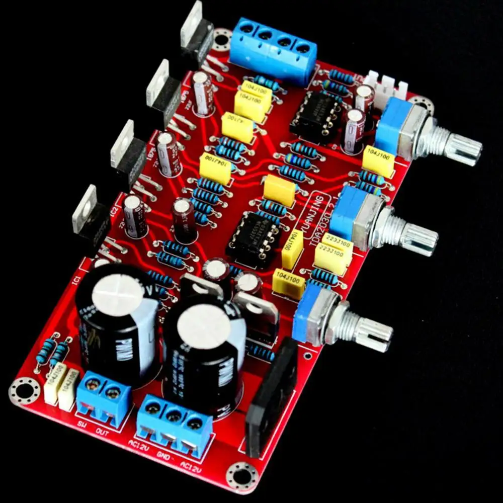 

LM1875 NE5532 IC 2.1 Channel 50W HIFI Audio Subwoofer Amplifier Assembled Board YJ00186
