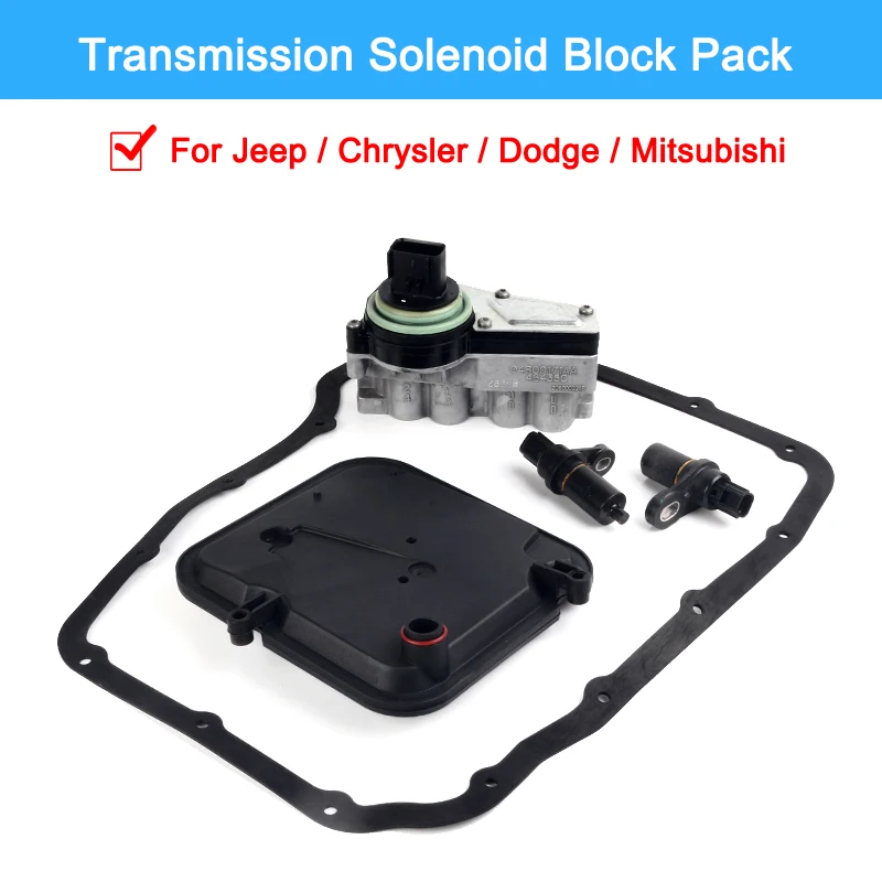 

42RLE Automatic Block Solenoid Pack With Filter Kit Transmission Solenoid Block Pack For Jeep / Chrysler / Dodge / Mitsubishi